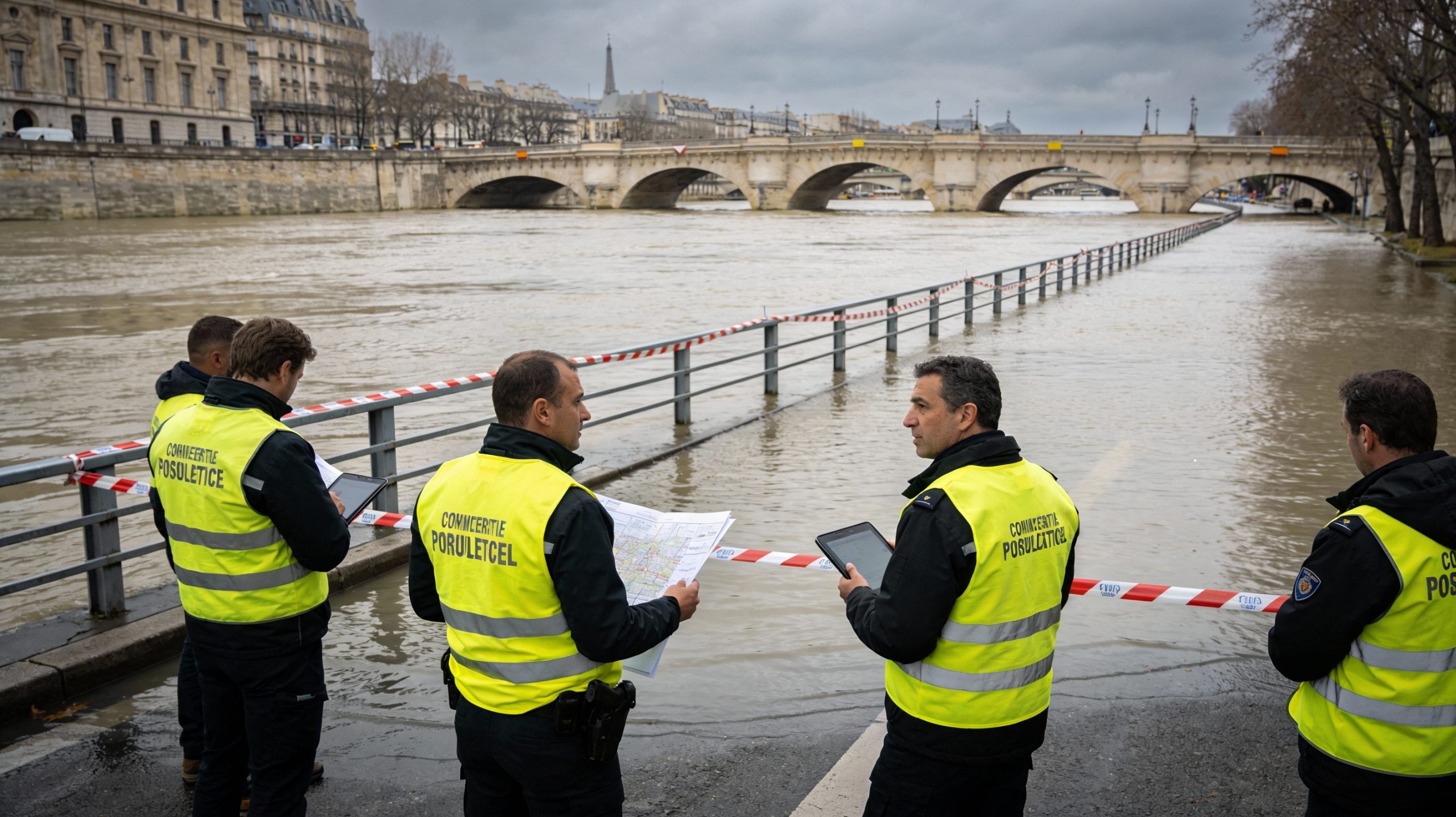 Securite en bord de seine crue majeure paris scaled