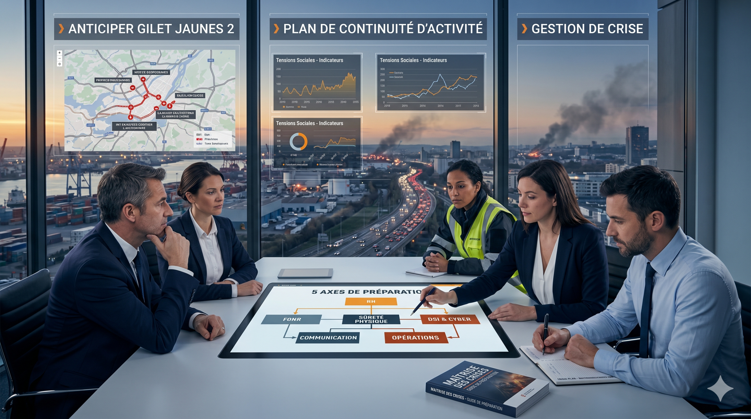 Préparer son entreprise au risque social « Gilets Jaunes 2 » | Maîtrise des Crises